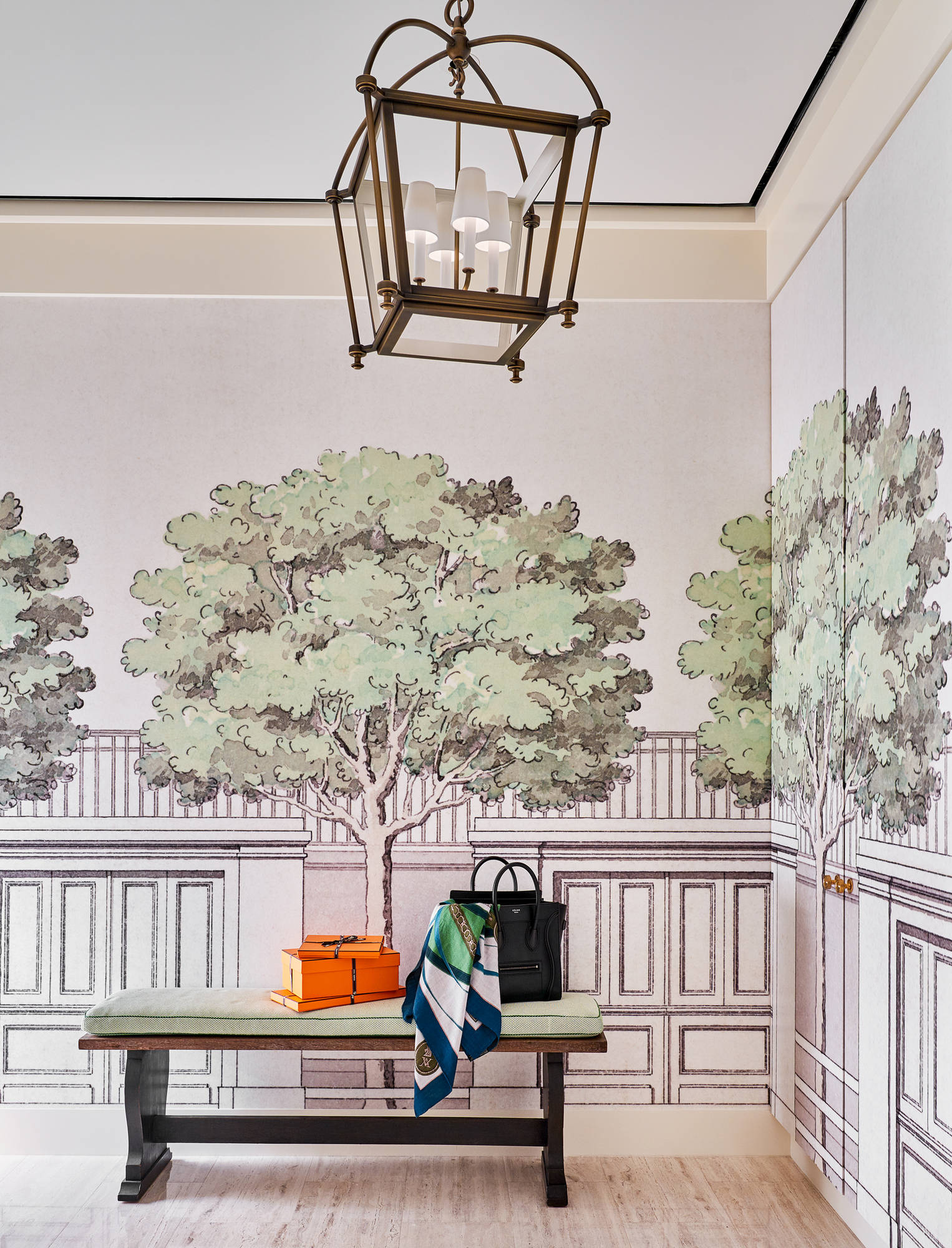 Seating Area with Lantern